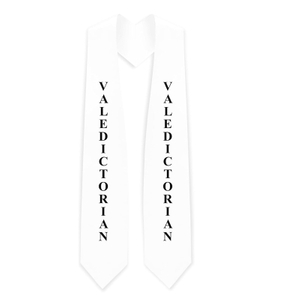 Customized Unisex Gold Valedictorian Graduation Sash Valedictorian Stole
