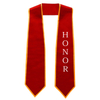 Embroidered Honor Stole Multiple Styles Available for High School and College