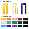 Unisex Graduation Stole Blank Graduation Sash 60 inches