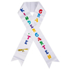 Unisex Kindergarten Graduation Satin Sash with Colorful Word