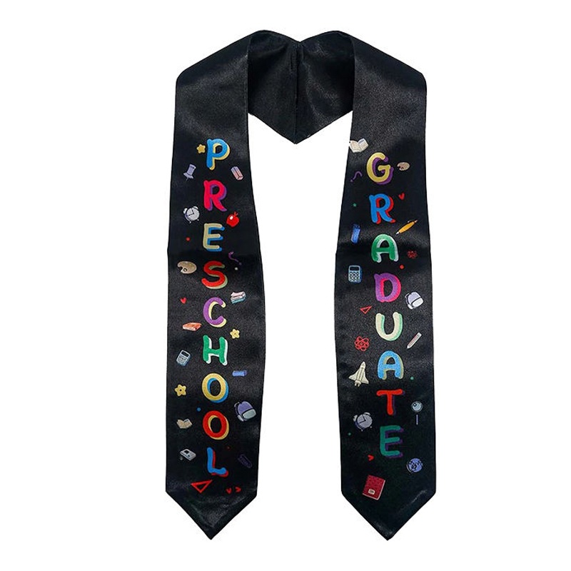 Unisex Preschool Printed Graduation Stole
