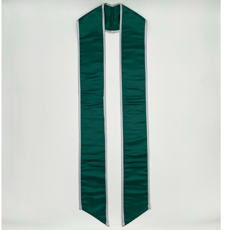 Unisex Adult Nursing Graduation Stole Angled End With Trim