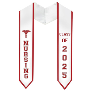 Nursing RN Graduation Stole Nurses School Stoles with Medical Logo
