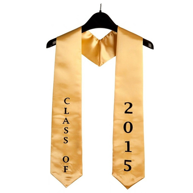 Embroidery Sash Class of 2025 2026 Adults Graduation Stole