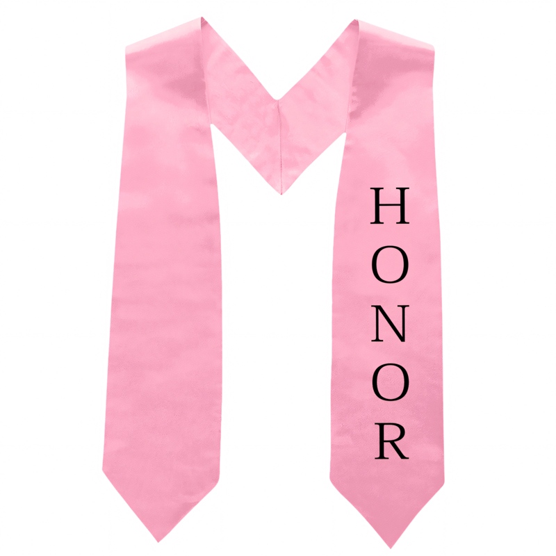 Embroidered Honor Stole Multiple Styles Available for High School and College