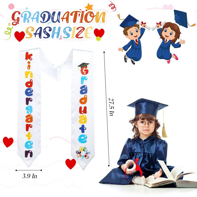 Cute Colorful Kindergarten Graduation Stole