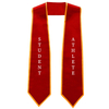 Custom Student Athlete Graduate Sash with One Side Embroidered