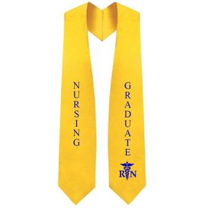 Unisex Nursing Graduation Stole Sash with Embroidered Medical Nursing Logo