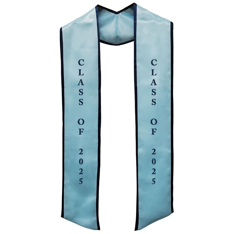Class of Graduation Sash With Classic End Angled End Unisex Adult