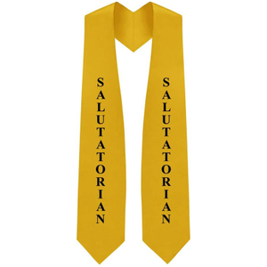 Salutatorian Stole Salutatorian Sash Multiple Styles Available