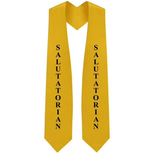 Salutatorian Stole Salutatorian Sash Multiple Styles Available