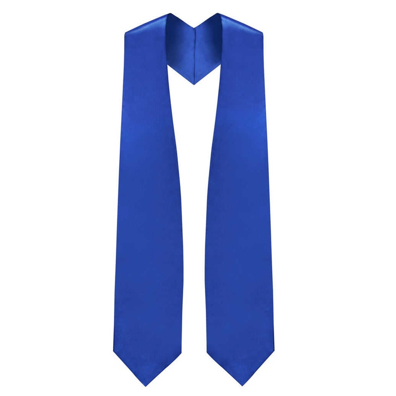 Adult Plain Graduation Stole 72”Unisex in Various Colors