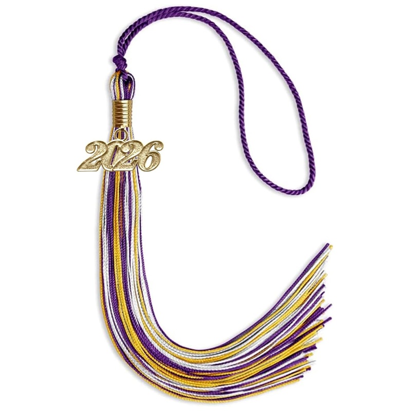 Mixed Three-Color Graduation Tassels