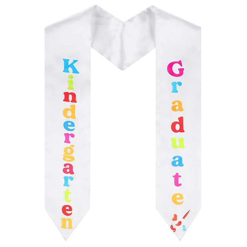 Unisex Kindergarten Printed Graduation Stole
